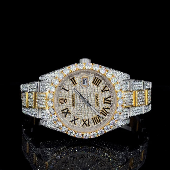 Roman Gold A Timepiece of Royal Sparkle & PrestigeBy CrownIce
