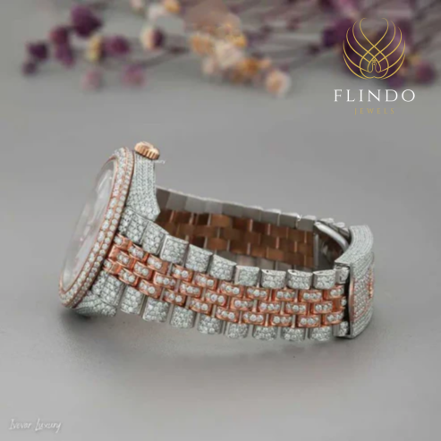 Bling Diamond Watch for Men – IVEVAR Full Iced Out Moissanite Luxury Watch