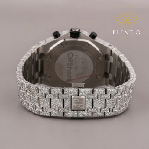 Bling Diamond Watch for Men – IVEVAR Full Iced Out Moissanite Diamond Watch