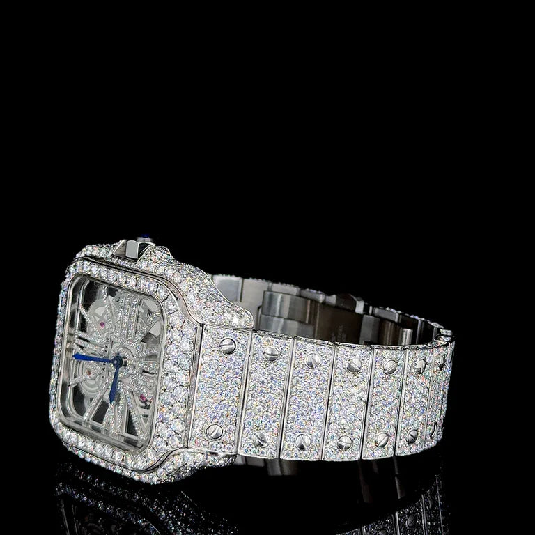 Crystal Skeleton – A Radiant Fusion of Mechanical Art and Diamond Elegance By CrownIce