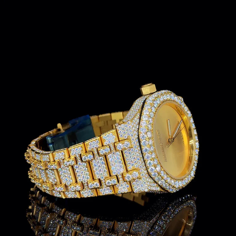 The Royal Radiance – Where Pure Gold Meets Precision and Sparkle By CrownIce
