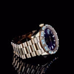 Bold, Brilliant, Bespoke - The Iconic Purple Rolex Day-Date By CrownIce