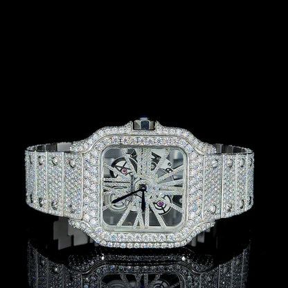 Crystal Skeleton – A Radiant Fusion of Mechanical Art and Diamond Elegance By CrownIce