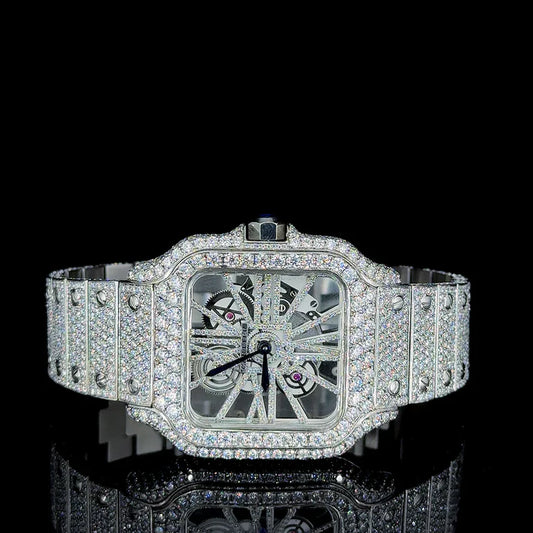 Crystal Skeleton – A Radiant Fusion of Mechanical Art and Diamond Elegance By CrownIce