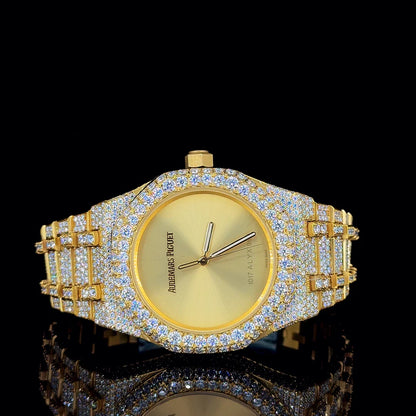 The Royal Radiance – Where Pure Gold Meets Precision and Sparkle By CrownIce