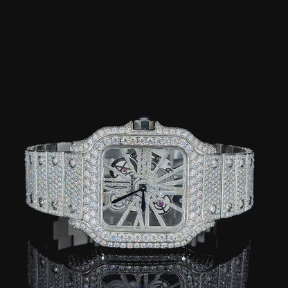Crystal Skeleton – A Radiant Fusion of Mechanical Art and Diamond Elegance By CrownIce