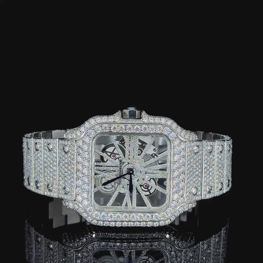 Crystal Skeleton – A Radiant Fusion of Mechanical Art and Diamond Elegance By CrownIce