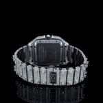 Frozen Elegance - Fully Iced-Out Diamond Timepiece with Arabic Dial By CrownIce